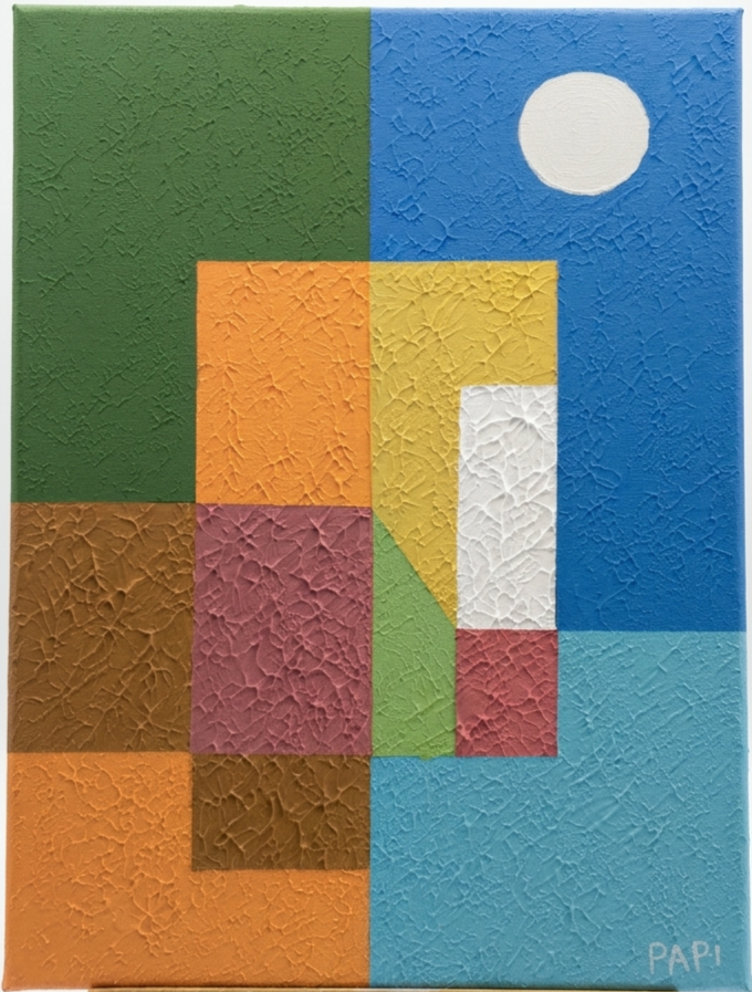 Abstraction of the Moonset — PAPI