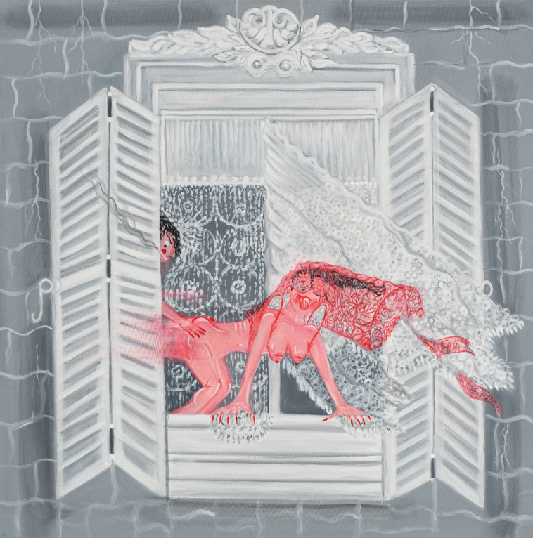 Oh de Laval. Give me a Summer to remember, 2023, Acrylic on canvas, 100x100 cm