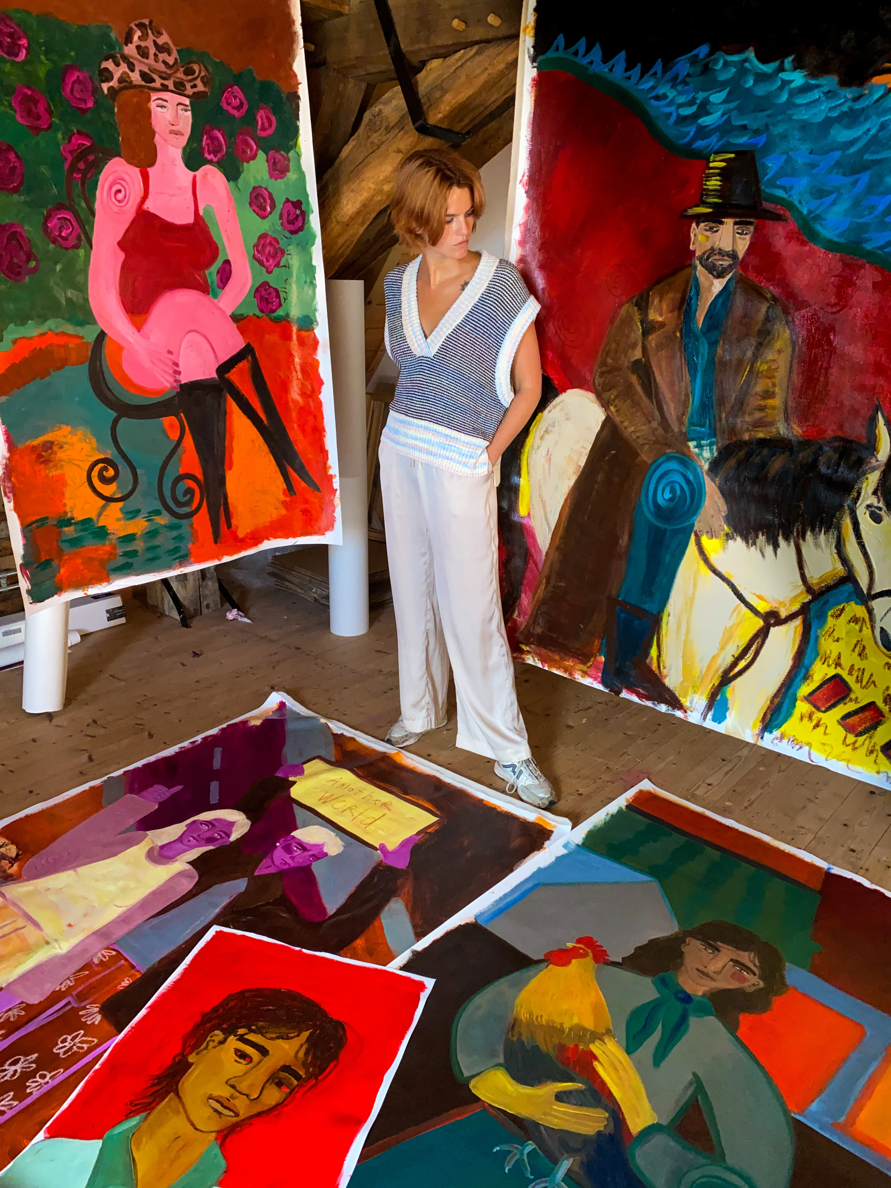 Ella Bril: painting when your time is no longer yours alone