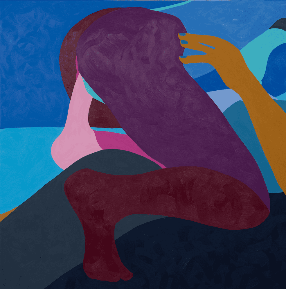 Helen Beard. Notions of Loss, 2022, Oil on canvas, 120x120 cm