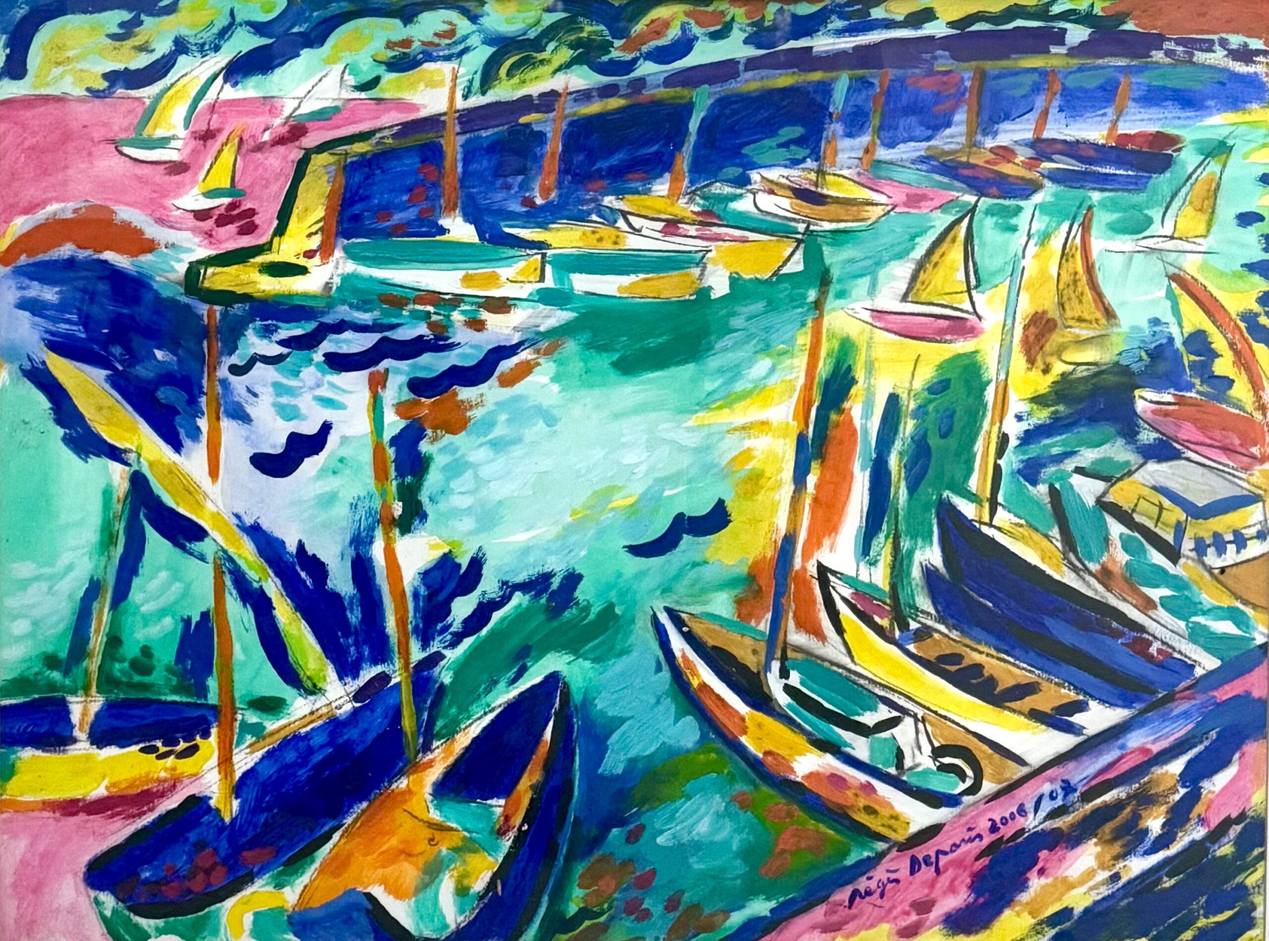 Régis Deparis: darte signed a retrospective between France and Puglia