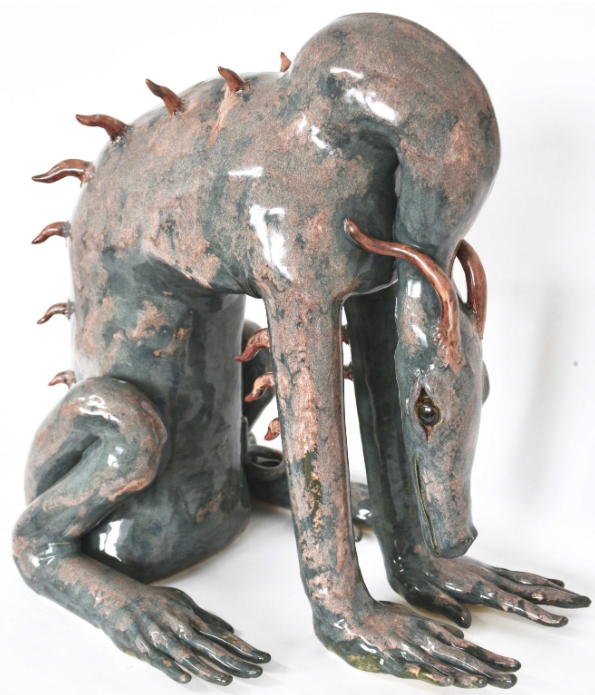 Becky Tucker. Umbra, 2024, Glazed stoneware, 52x36x54 cm