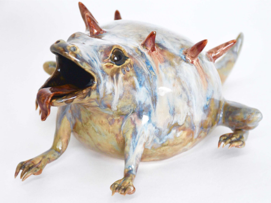 Becky Tucker. Siren, 2024, Glazed stoneware, 15x33x24 cm