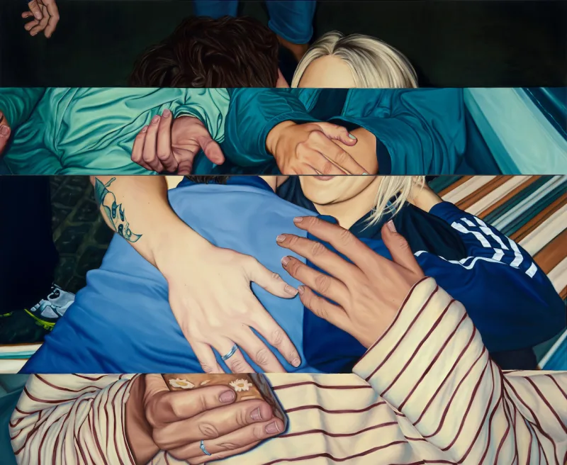 Bobbi Essers. The World At Our Command, 2024, Oil on canvas, 245x300 cm