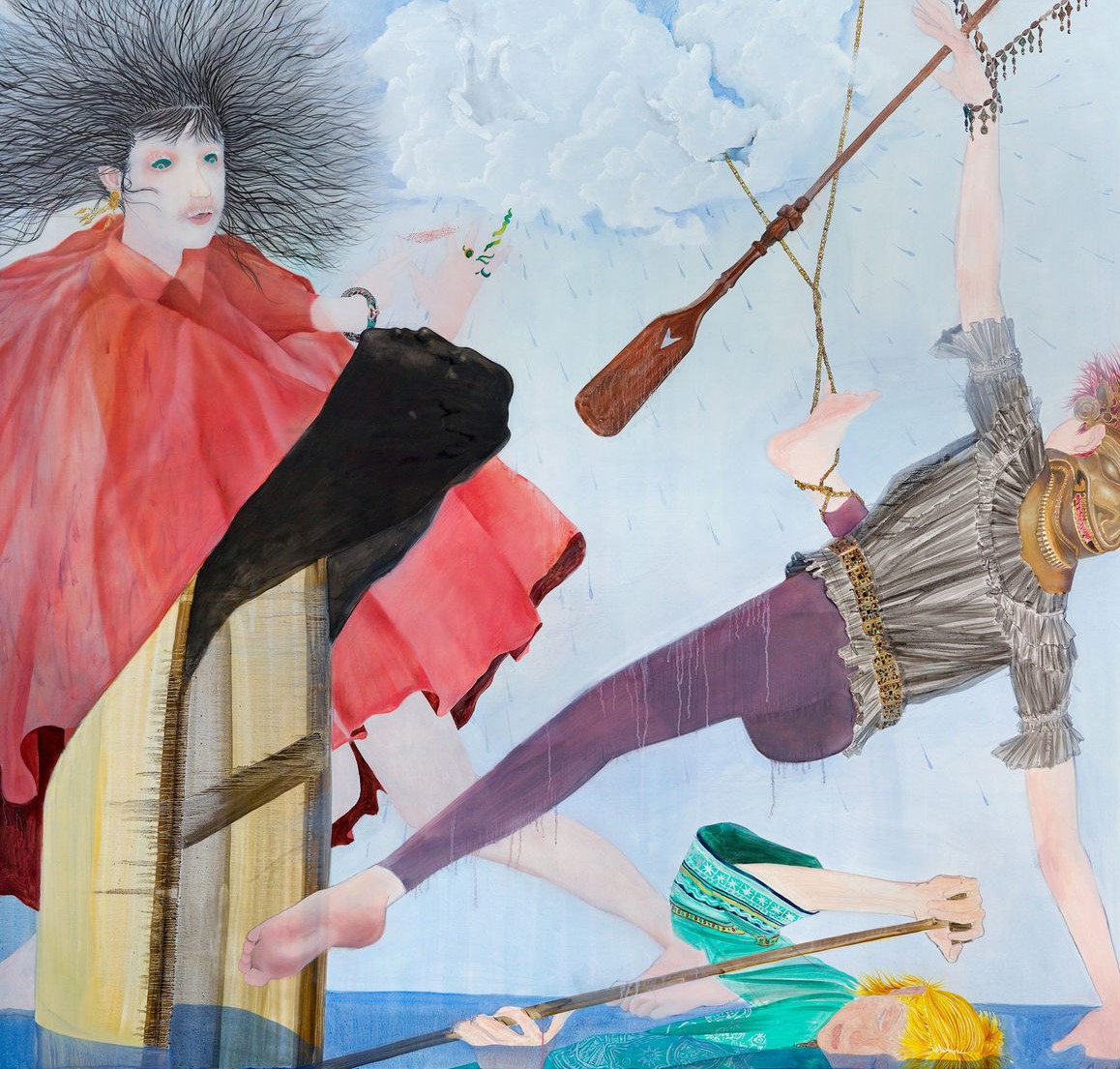 Ding Shilun. In Search of Apollo, 2022, Oil on canvas, 180x190 cm