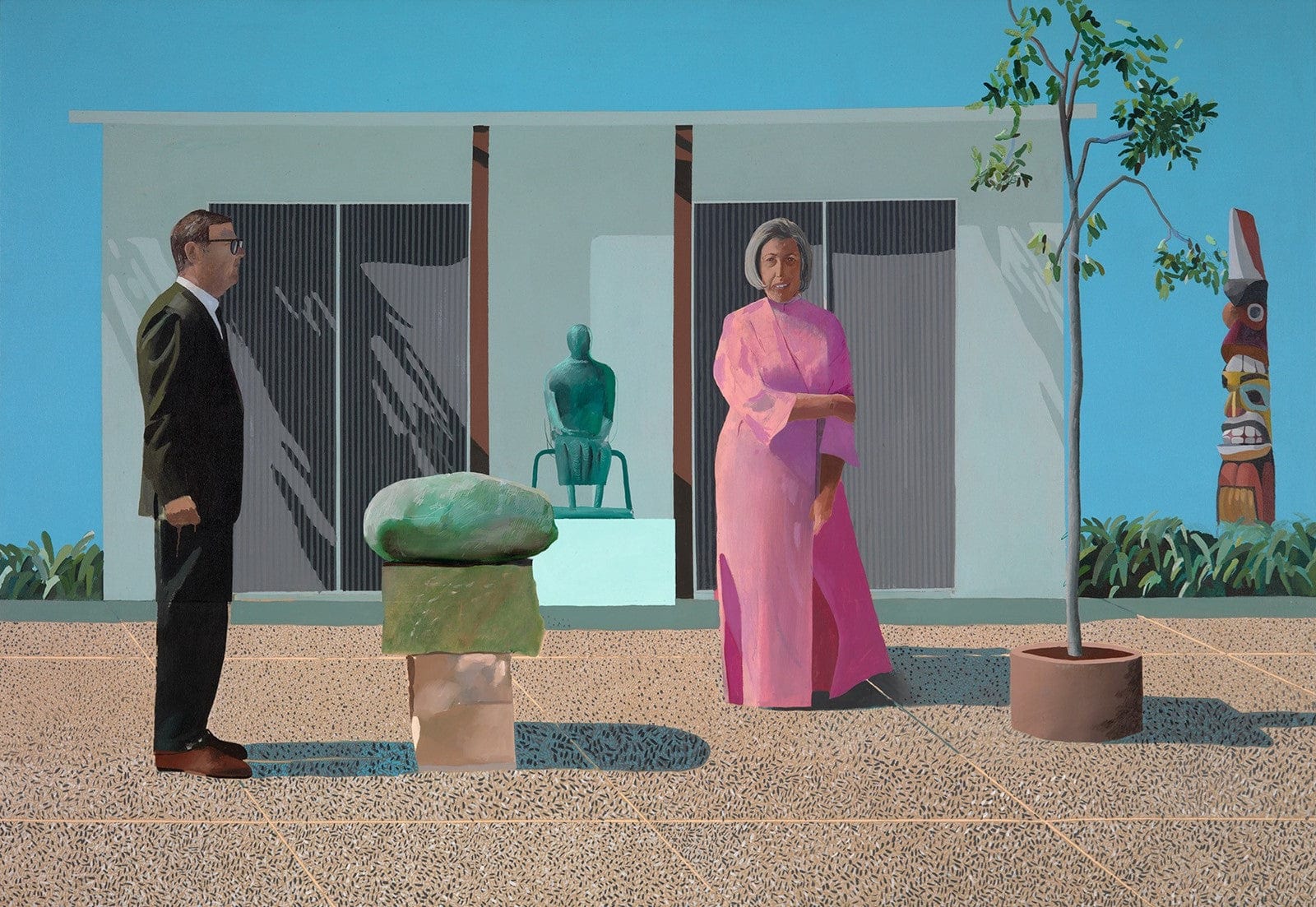 David Hockney. California Dream, 1966, Acrylic on canvas, 168x198,8 cm