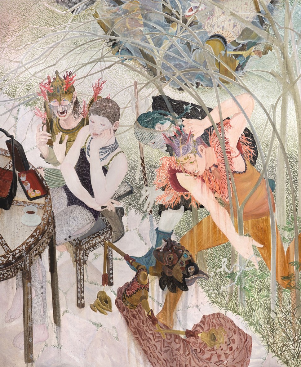 Ding Shilun. Intolerance, 2024, Oil on linen, 230x190cm