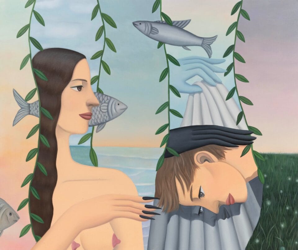 GaHee Park. Touch I, 2022, Oil on canvas, 100x122 cm