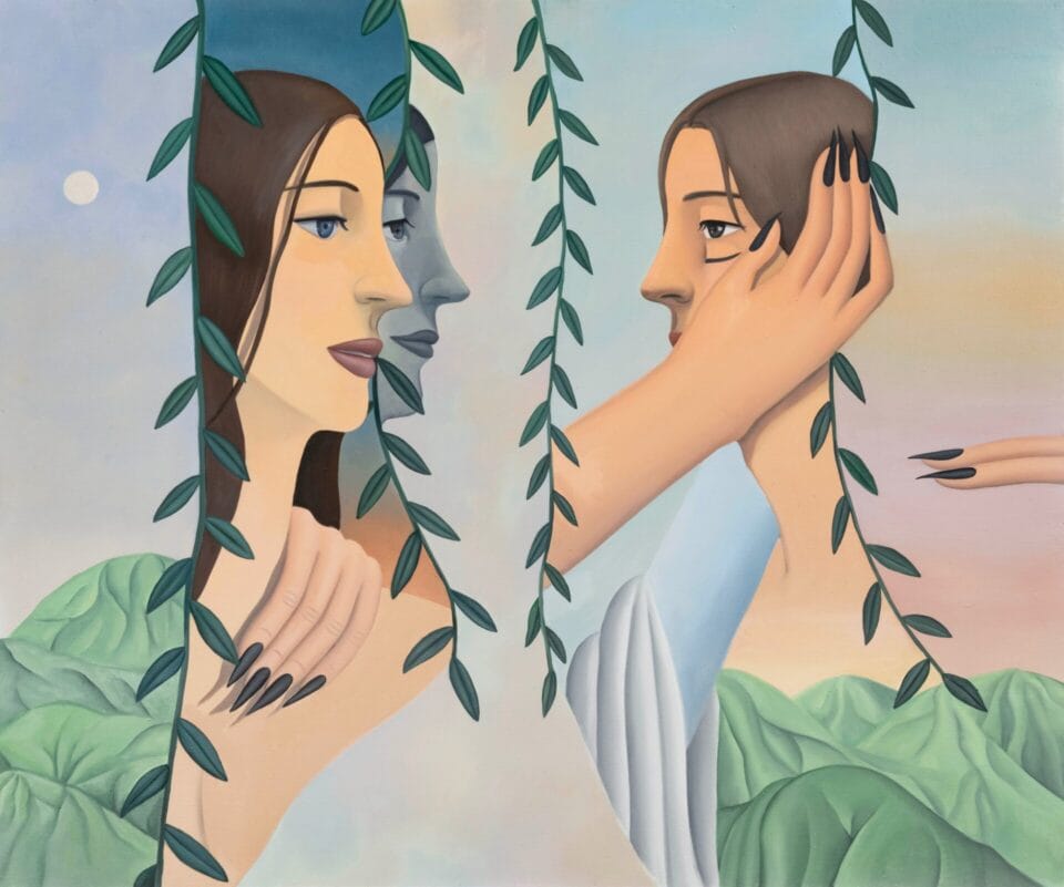 GaHee Park. Touch II, 2022, Oil on canvas, 100x122 cm