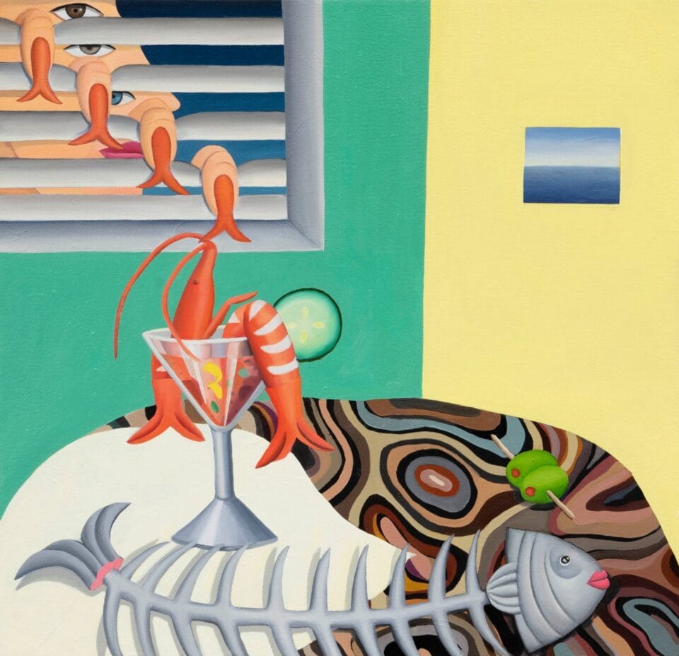GaHee Park. Seafood Dream, 2020, Oil on canvas, 60x63 cm