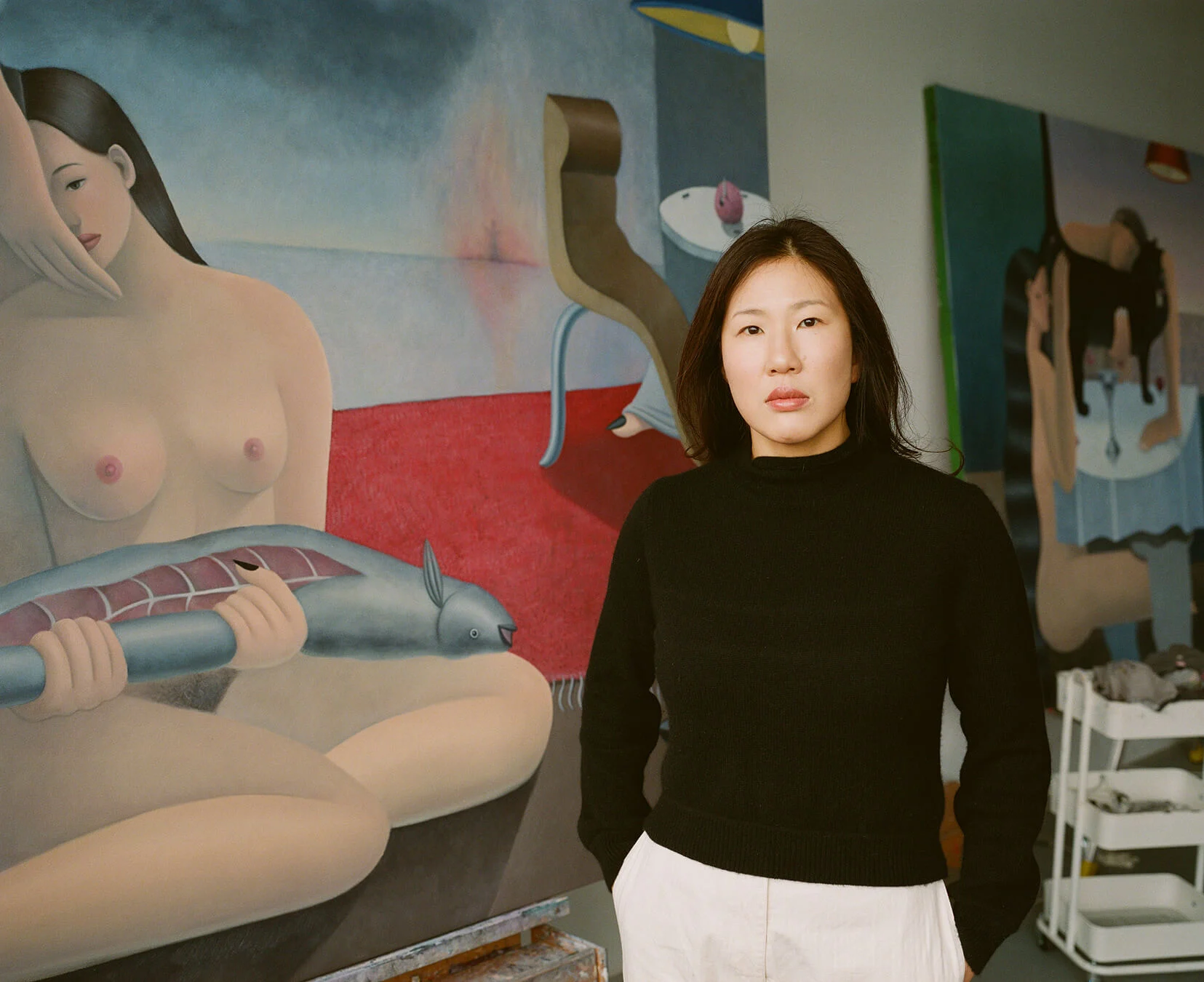 GaHee Park in her studio