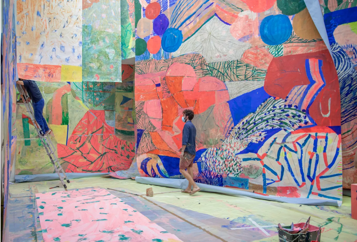 Geoffrey Phyton on site specif installation