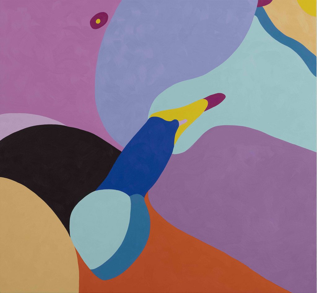 Helen Beard. This is the Colour of My Dreams, 2020, Oil on canvas, 100x110 cm