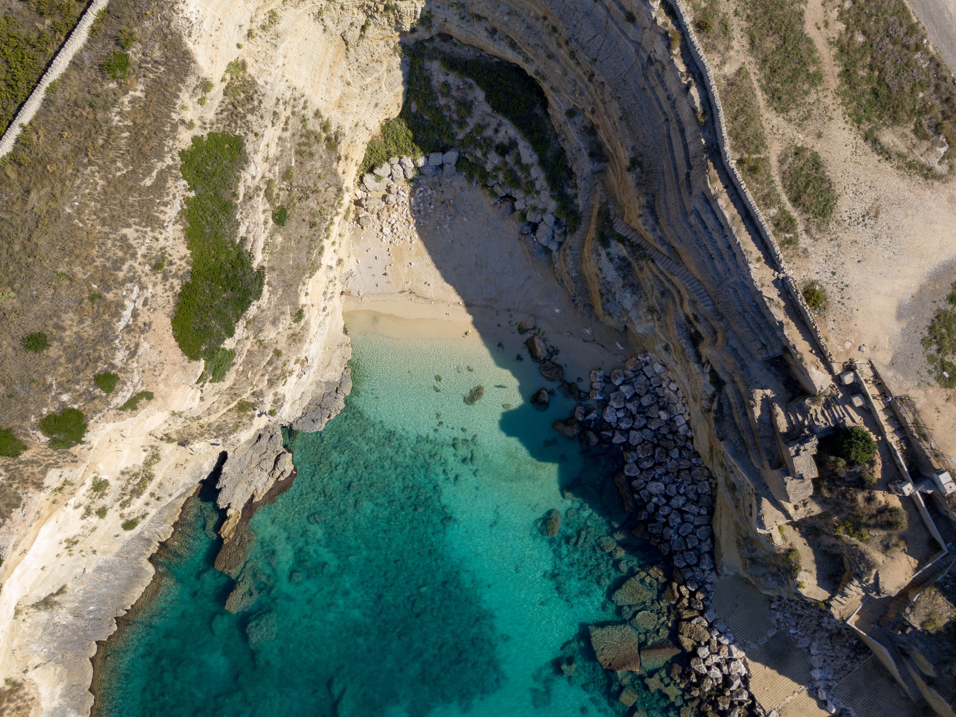 A cove along the Salento coast