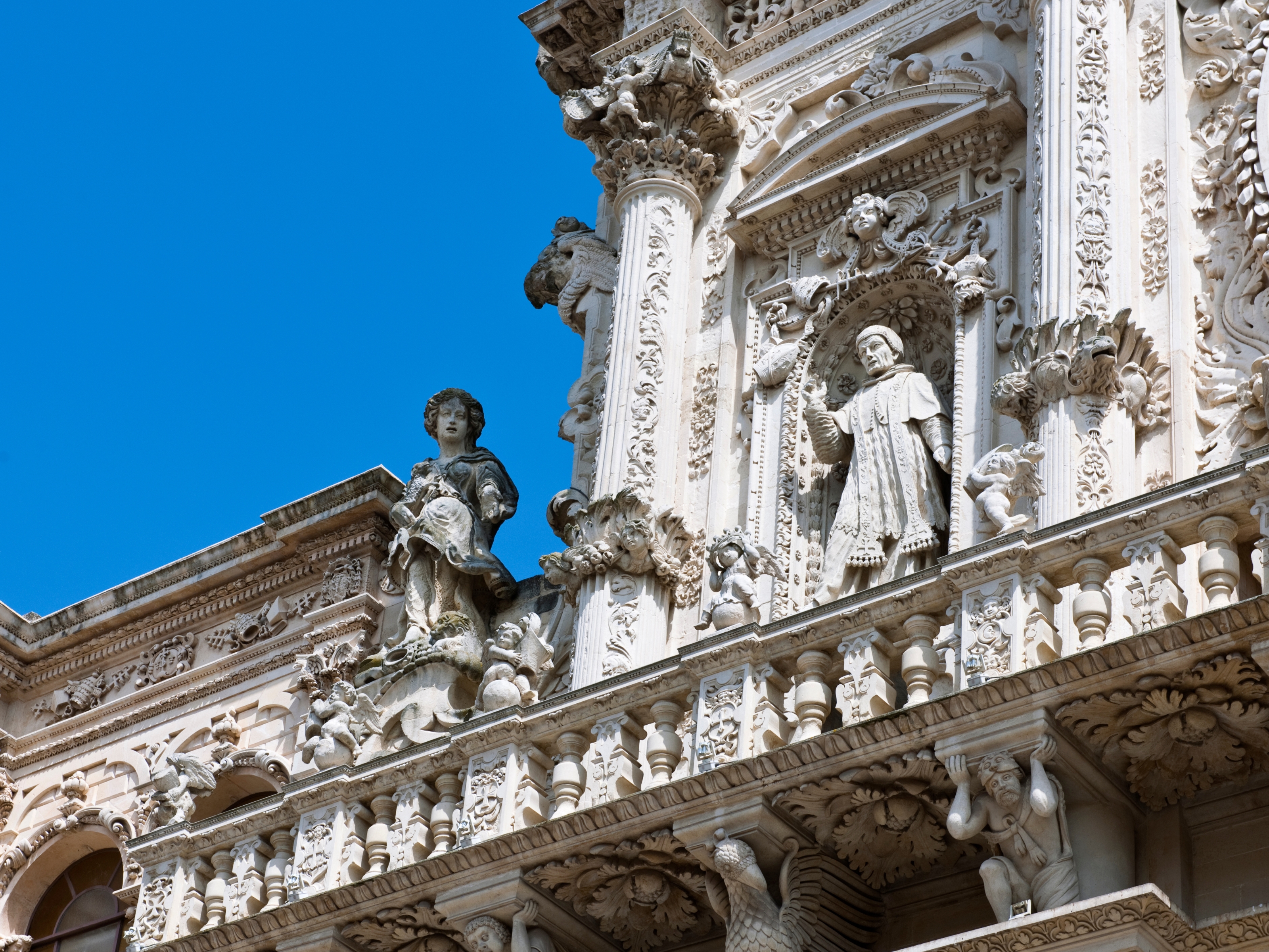 A detail of the Basilica of Santa Croce
