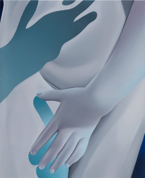 Vivian Greven. 0V IV, 2025, Oil on canvas, 80x65 cm