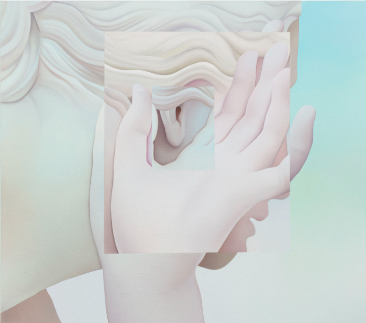Vivian Greven. Lau III, 2025, Oil on canvas, 150x170 cm